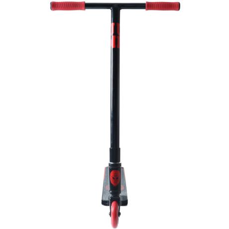 Самокат трюковый ATEOX JUMP (Черный/красный) 2023 + лыжи