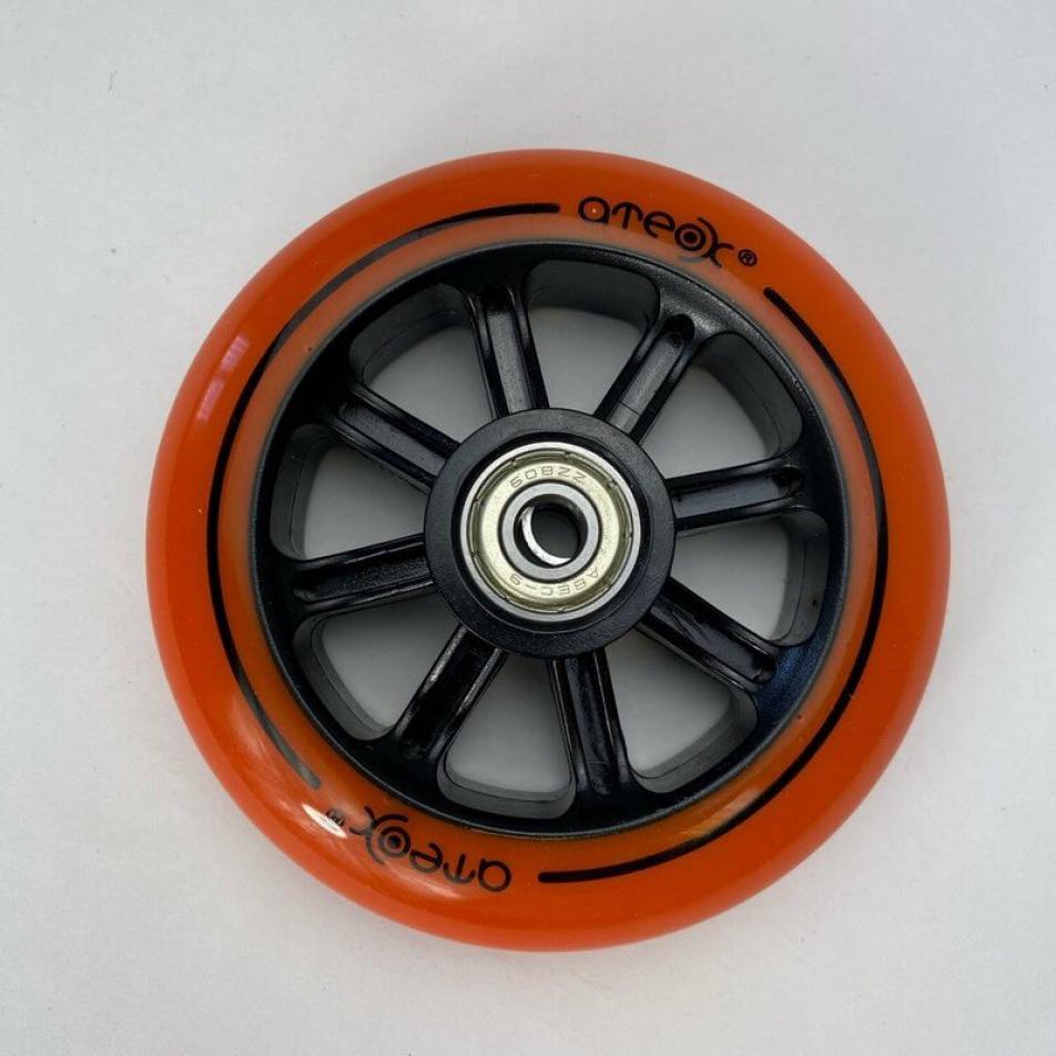 Колесо ATEOX для трюкового самоката с подшипниками 100 мм (оранжевое)