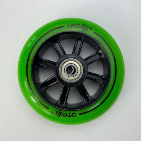 Колесо ATEOX для трюкового самоката с подшипниками 100 мм (зеленое)