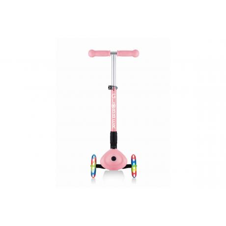 Самокат Globber JUNIOR FOLDABLE FANTASY LIGHTS пастельно-розовый