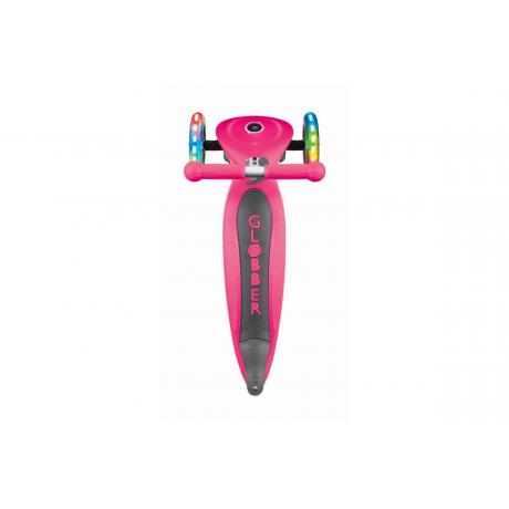 Самокат Globber JUNIOR FOLDABLE LIGHTS розовый