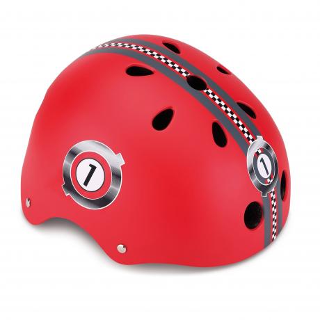 Шлем Globber Printed Helmet Junior XXS/S 48-51 см красный