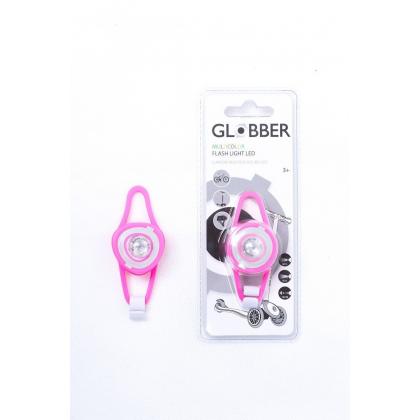 Светодиодный фонарь Globber Flash Lights Led розовый