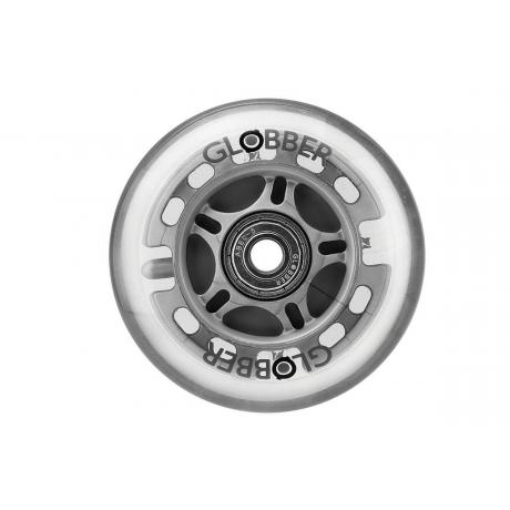 Светящееся колесо для самокатов Globber 80 mm прозрачный