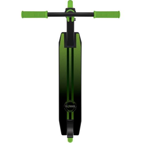 Трюковый самокат Globber GS 360° черно зеленый
