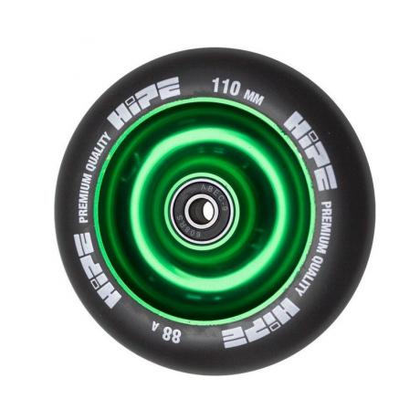 Колесо HIPE Solid  110 mm Зеленый/черный