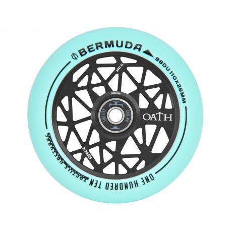 Колесо для самоката Oath Bermuda 110 (черный / бирюзовый)