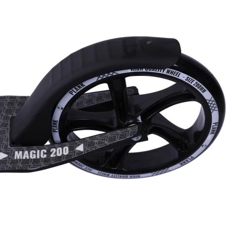 Самокат городской PLANK MAGIC 200 (черно-белый)