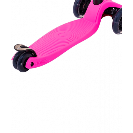 Самокат 3-колесный Snappy 3D, 120/80 мм, розовый