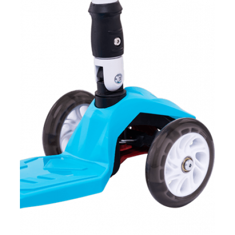Самокат 3-колесный Smart 3D, 120/80 мм, синий