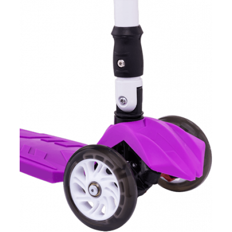Самокат 3-колесный Smart 3D, 120/80 мм, фиолетовый