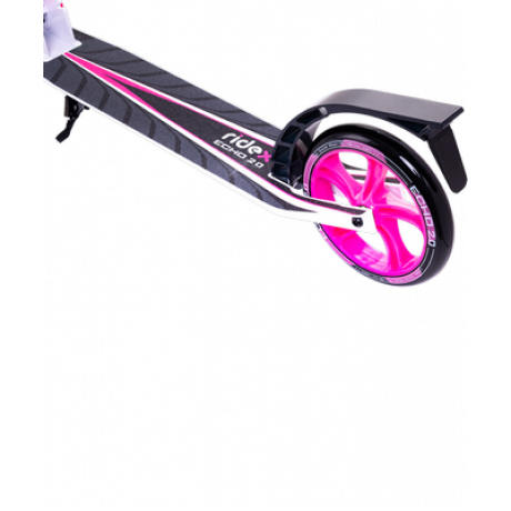 Самокат 2-колесный Echo 2.0 180 мм, белый/розовый